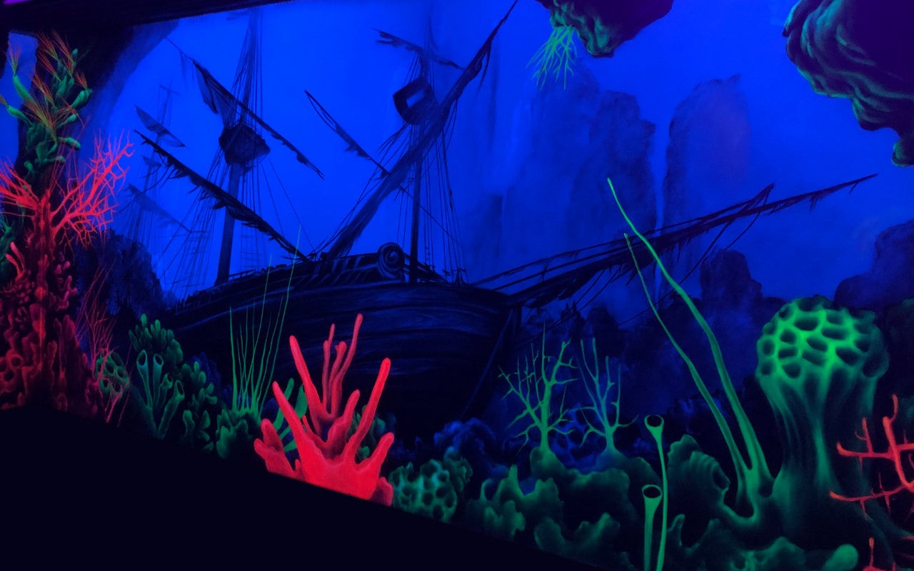 3D Schwarzlicht Minigolf in Zwickau